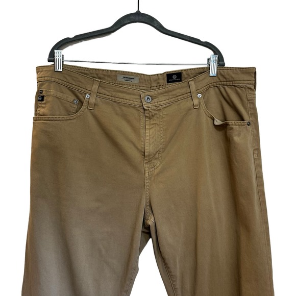 AG Adriano Goldschmied The Graduate SUD Tan Chino Soft Jeans sz 40x34 EUC - Picture 2 of 9